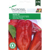 Hectarul - Seminte Ardei Lung Dumbo 34 Agrosel 1.2 g